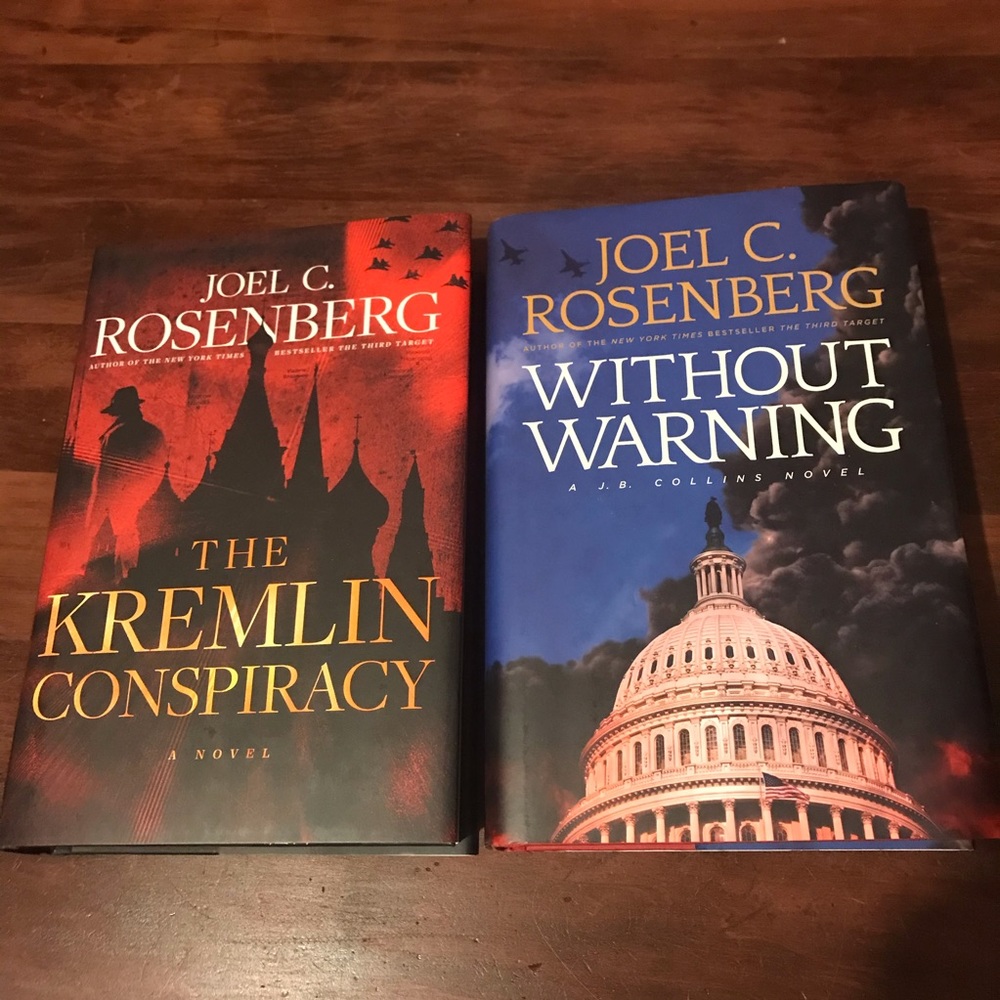 Joel C Rosenberg bundle two hardcovers